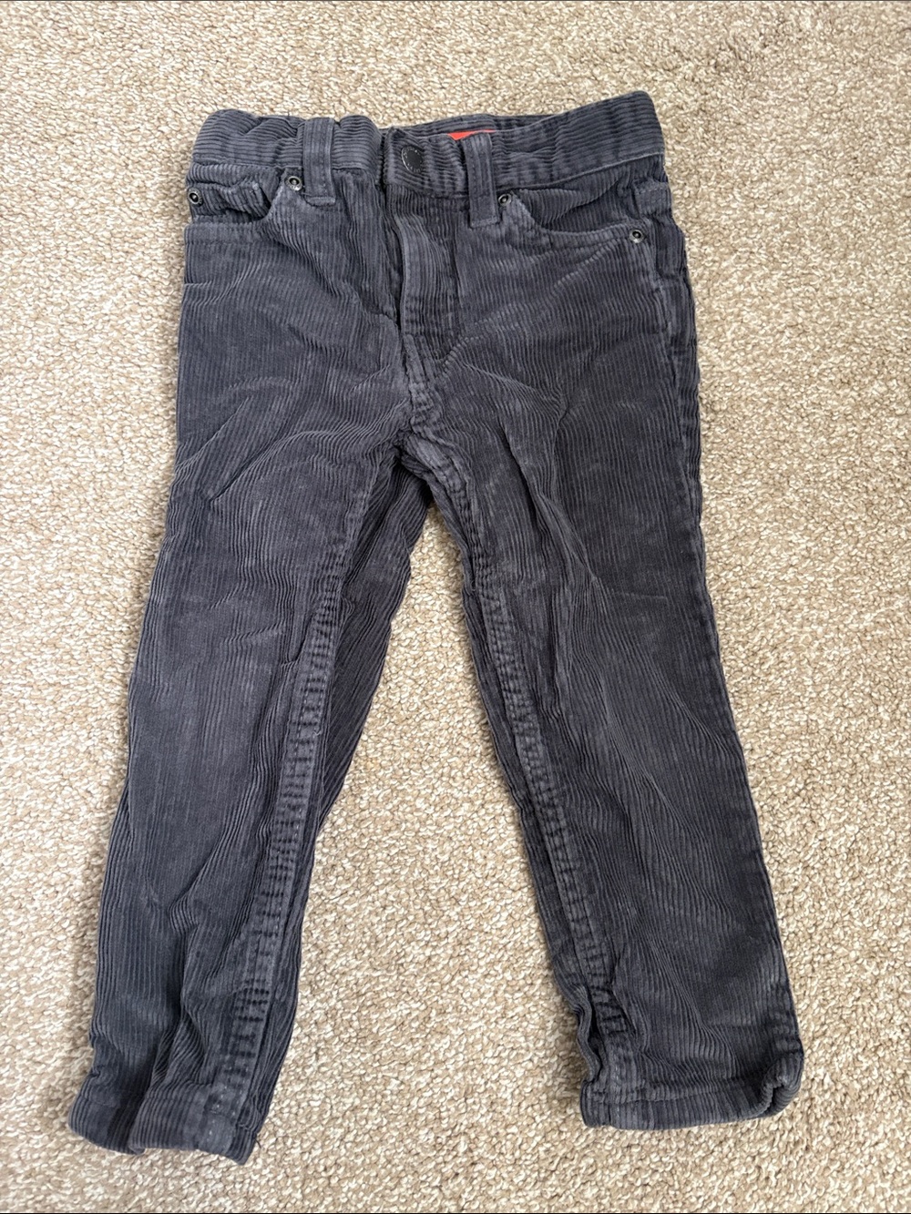 Joe Fresh Dark Gray Corduroy Kids Pants